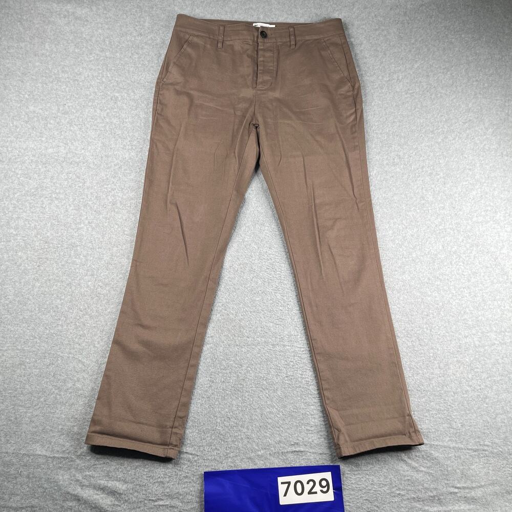 Asos Design Pants Womens Size 32x32 brown Casual Classic